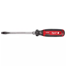 Milwaukee MT207 6 in. x 5/16 in. Slotted Flat Head Screwdriver with Cushion Grip