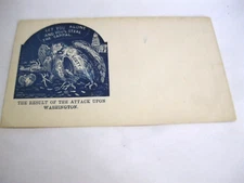 C.W. Illustrated Envelope the Result of the attack upon Washington