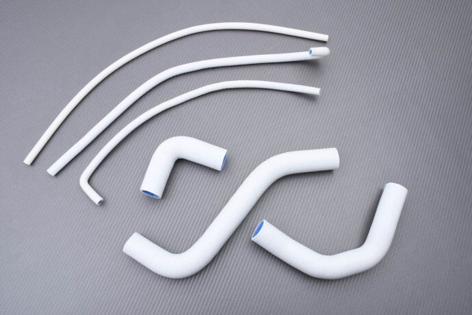 Durites de radiateur eau blanches pour moto Kawasaki Z900 de 2017 à 2019
