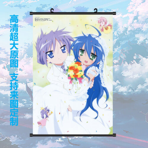 Art Anime Lucky☆Star Poster Izumi Konata Wall Scroll Painting Decor 60*90cm - 第 1/4 張圖片