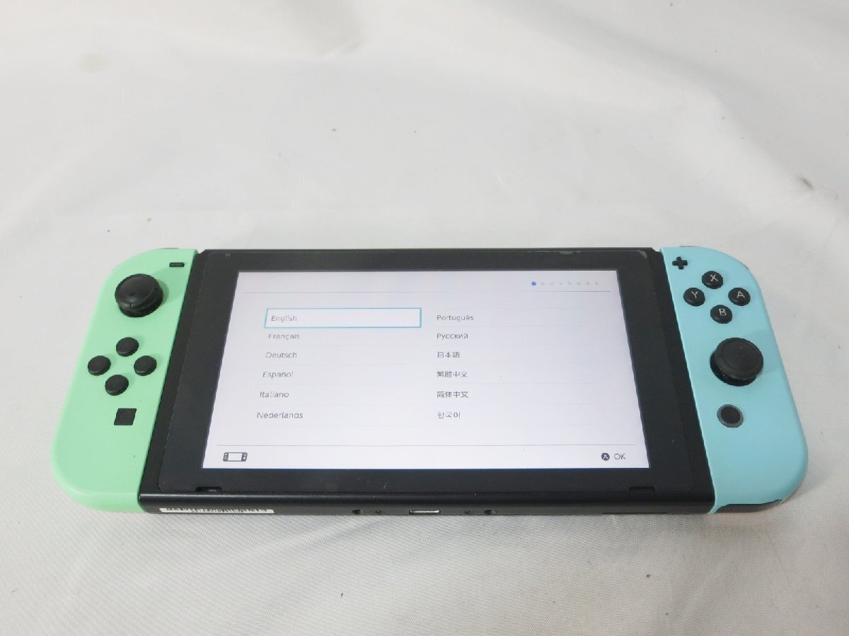 Nintendo Switch Animal Crossing Horizons Edition Console From