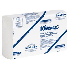 Kimberly Clark Kleenex Slimfold Towel White 11.6" L x 7.5" W  24 Clip/Case
