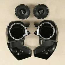 Lower Vented Fairings 6.5" Speaker Box Pods Fit For Harley Electra Glide 1983-13