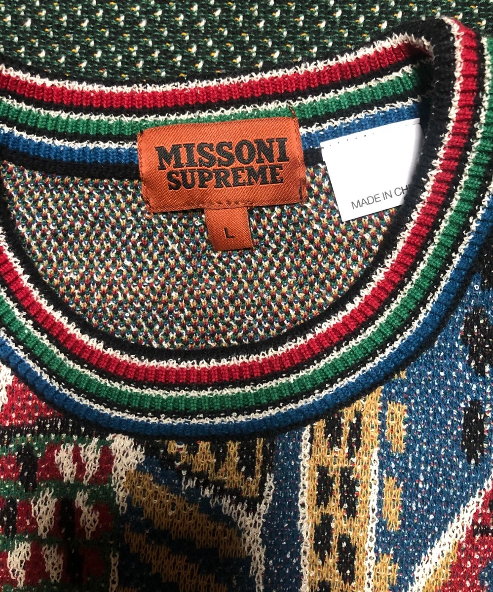 Supreme Missoni Sweater Burgundy Size Large Brand New