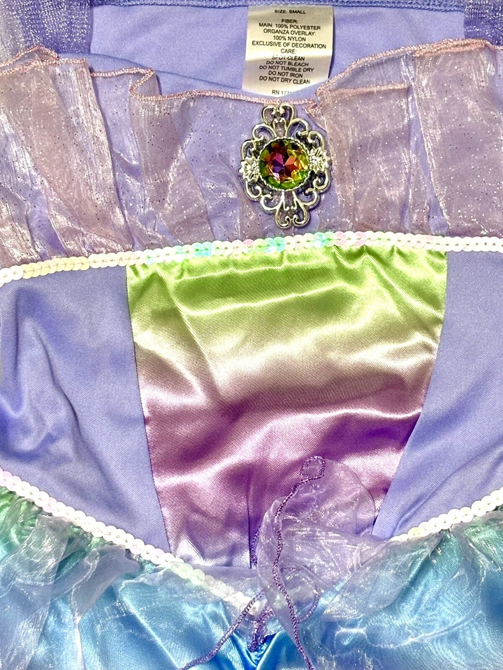 Niños Niñas Sirena Princesa Disfraz Juegos con disfraces Vestido de Fiesta Talla: Pequeño - Nuevo sin Etiquetas Foto 4 de 4