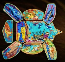 BSA CENTRAL FLORIDA OA 326 2021 BOY SCOUT JAMBOREE 2026 9-PATCH FISH GUY HARVEY!