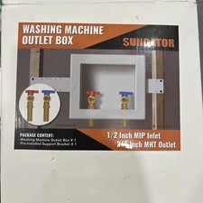 Washing Machine Outlet Box with Center Drain