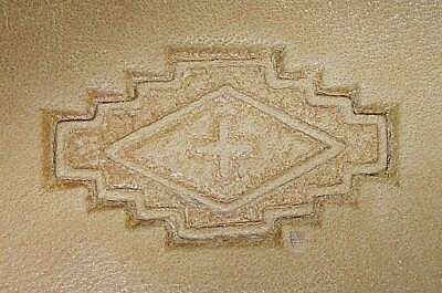 CRAFTOOL - TANDY LEATHER FACTORY - 3D STAMP - 8489-00 STEPPED SQUARE