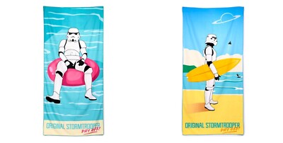 Original Stormtrooper Lizenz Mikrofaser Strandtuch 180 x 85 cm - 2 Designs