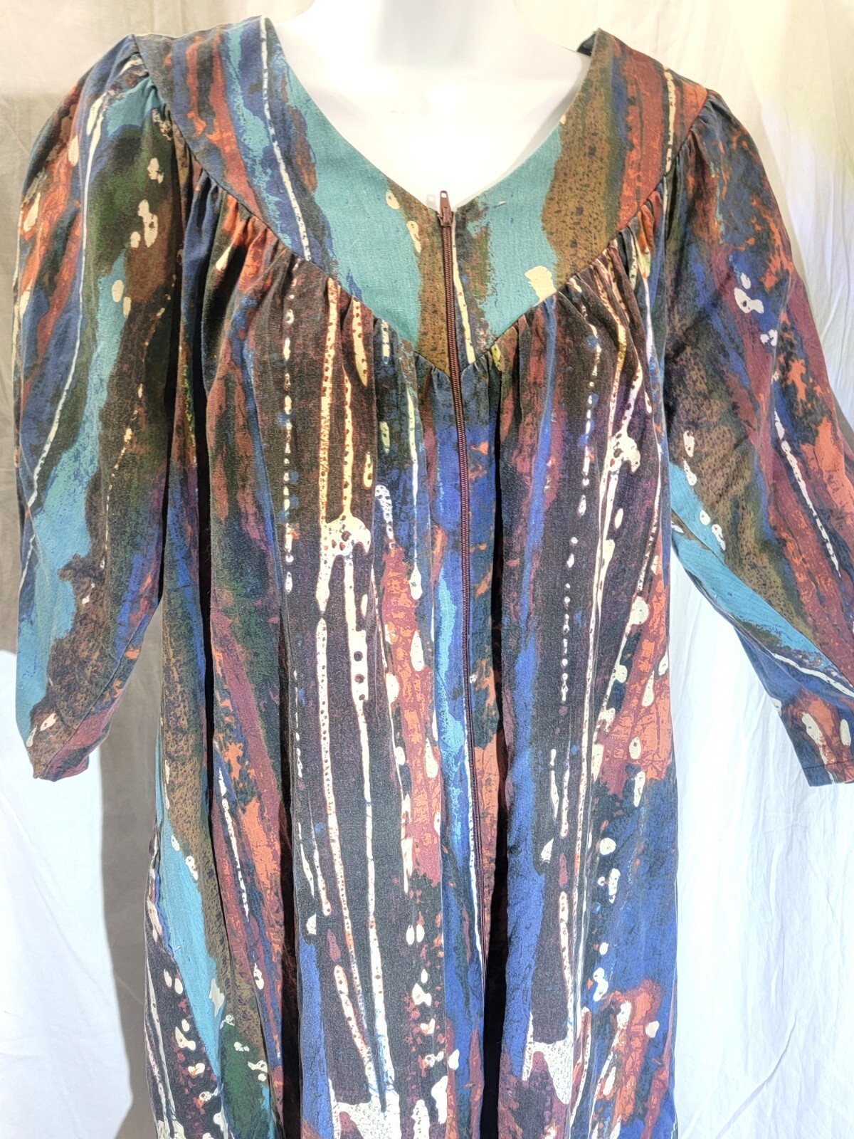 Anthony Richards Housedress Size Med Loungewear S… - image 1