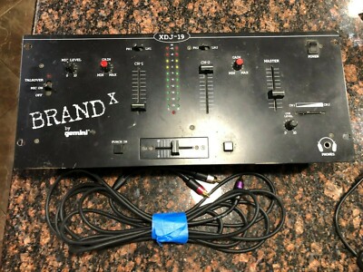 Brand X By Gemini XDJ-19 2 Channel Mixer - Needs 15v AC Adaptor | eBay