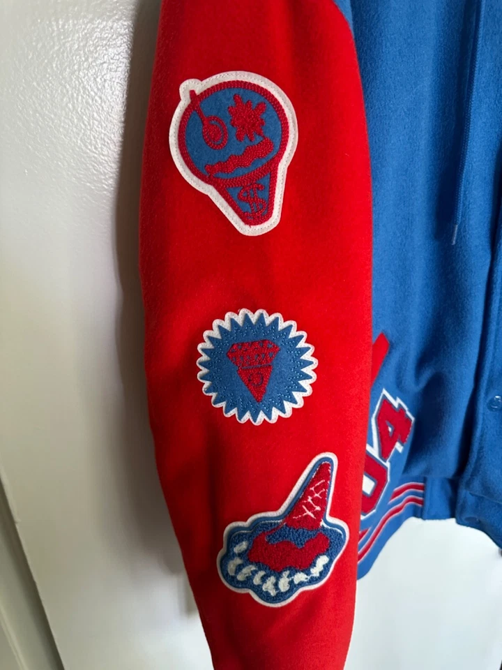 Chaqueta Universitaria Ice Cream Tiger Cone Cheerleader, Nueva con etiquetas, Talla Grande Foto 4 de 4