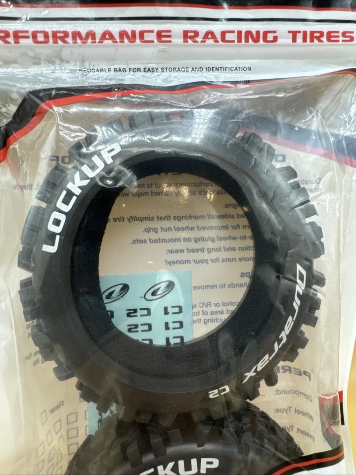 Lockup 1/8 Buggy Tires C2 (2) Duratrax DTXC3715 - New In Package - Image 2 of 4