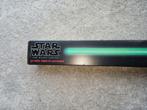 🌟 Hasbro Star Wars The Black Series Force Fx Elite Lightsaber Kit Fisto #12 NEW