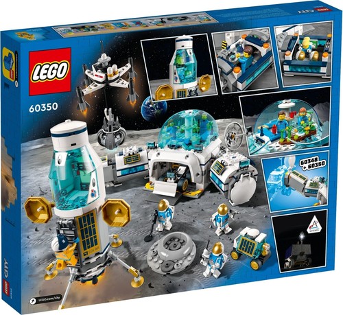 LEGO CITY 60350 BASE DE INVESTIGACIÓN LUNAR Nuevo Sellado Enviado En Caja Segura Al Día Siguiente - Imagen 2 de 6