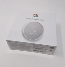 Google Nest Smart Thermostat, Snow - GA01334-US