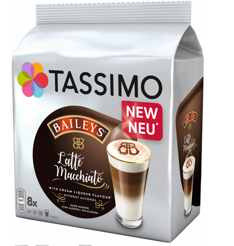 TASSIMO BAILEYS LATTE MACCHIATO - 8 