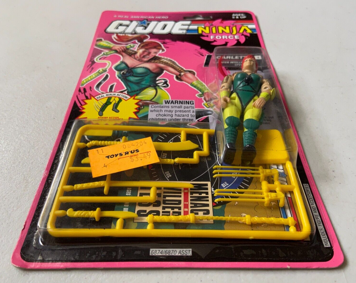 1992 GI Joe Ninja Force Scarlett Figure MOC - ARAH Toys R Us Price