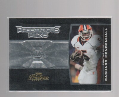 RASHARD MENDENHALL 2008 PRESTIGE PRESTIGIOUS PICKS BLACK CARD #PPI-13 /500