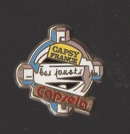 Pin's Capsy France / Les jouets Capsela (motorisiertes Spielzeug 90er Jahre)