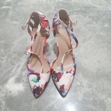 DREAM PAIRS Women Ankle Strap Pointed Toe High Stilettos Pump Dress Shoes SZ 8.5