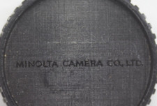 Minolta Vintage Rear Lens Cap MD X370 X500 X570 X700 XG1 XG7 XG9 XGM XD XE SRT