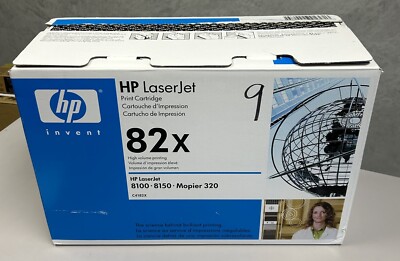 HP genuine 82X C4182X Black Toner Print Cartridge OEM Original - Open Box