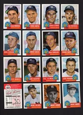 1953 WASHINGTON SENATORS Official Topps Baseball REPRINT Team Set ~ ALL 16 cards