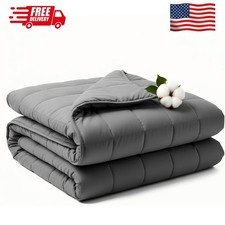 Weighted Blanket 25lbs 78"x85" King Size for Adults  Couples, Heavy Blanket