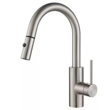 Kraus KPF-2620SFS Oletto Pull Down Kitchen Faucet with QuickDock Technology, Swi