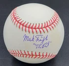 Mark Fidrych "The Bird" Signed & Inscribed Rawlings MLB Baseball Gibraltar COA