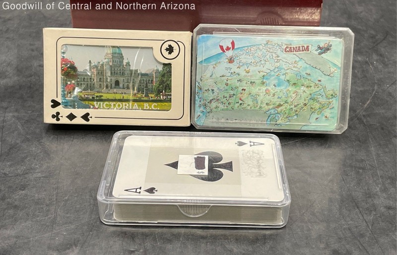 3 Vintage Canada Souvenir Playing Card Decks *Not Inventoried