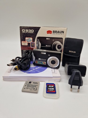 Braun D830 Digitalkamera  Karte 7,1 Megapixel 3 Zoll LCD Display Kamera