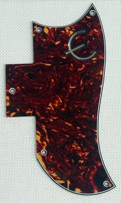 Red Tortoise 4-Ply For Fit Gibson Epiphone SG Standard E Logo Guitar Pickguard