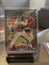 2021 Panini Mosaic - Producers Rafael Devers #P3 Green Mosaic Prizm
