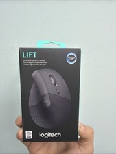 NEW LOGITECH LIFT VERTICAL ERGONOMIC MOUSE COLOR GRAPHITE 910-006466 FAST SHIPPN