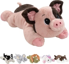 25" 5 Lbs Weighted Stuffed Animals Pig :Big Large Weighted Plush Animal,Cute Plu