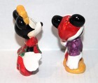 Disney Christmas MICKEY MOUSE Kissed by MINNIE MOUSE Salt & Pepper SHAKERS — photo 4