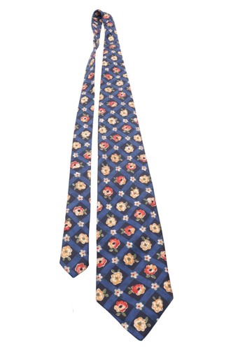Cravate Officielle England Rugby Marks & Spencer - 100% Soie Multicolore - Occasion Stylée