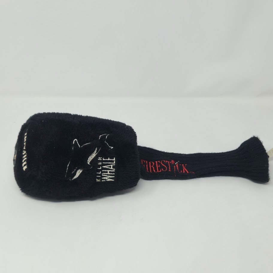Vintage Wilson Golf Club Lot Mallet Putter 31.5" & Killer Whale Driver Headcover image 2