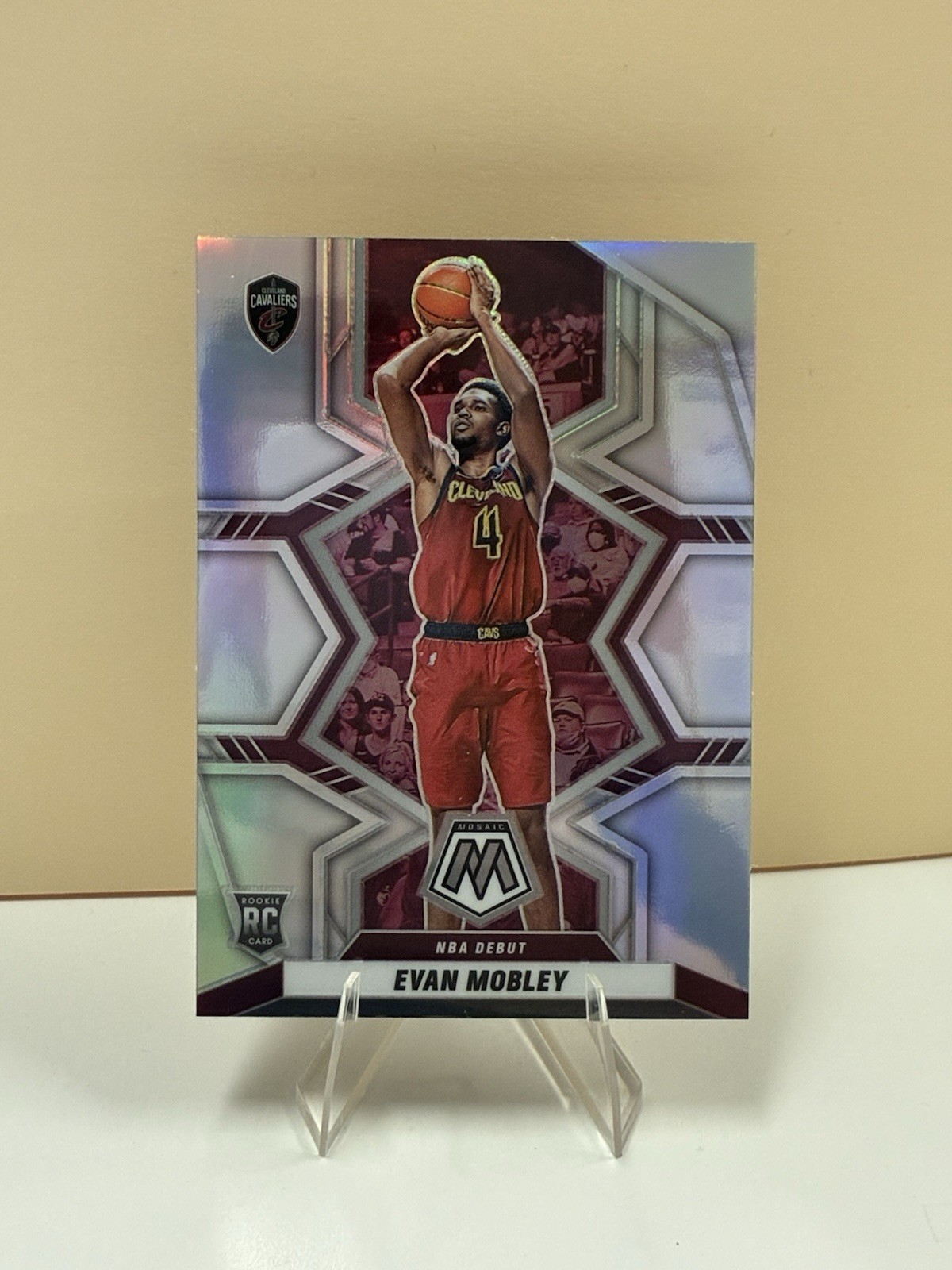 2021-22 Panini Mosaic - NBA Debut Evan Mobley #263 Silver Prizm (RC)