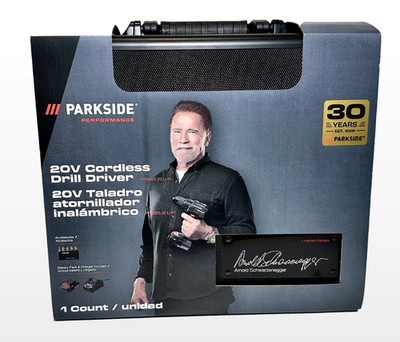 PARKSIDE Performance Arnold Schwarzenegger Signed Limited Edition Drill Driver