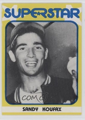 1980 TCMA Superstars Sandy Koufax #16 HOF g5e