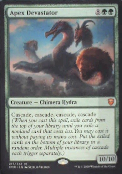 Apex Devastator - Commander Legends: #217, Magic: The Gathering Nm C252