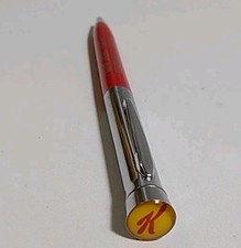 Rare Garland KELLOGG'S CEREAL LOGO BUBBLE-TOP Ballpoint Pen MADE IN USA Vtg box