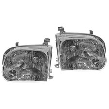 Toyota Tundra Sequoia Headlight Assembly Set 2005 2006 2007 Driver Passenger