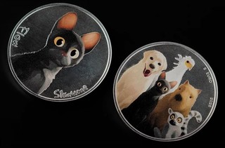 Film d'animazione Flow premio Oscar animale gatto LETTONIA 5 euro MONETA ARGENTO 2025/