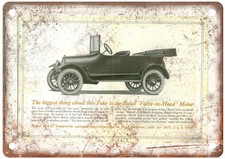 1917 Buick Vintage Auto Ad Retro Look Reproduction Metal Sign Am6723