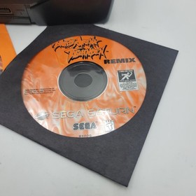 Sega Saturn Console Bundle 3 Games OEM Controllers MK-8000 System Complete Lot