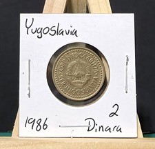 1986 Yugoslavia 2 Dinara